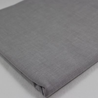 Beige Plain Chambray Fabric